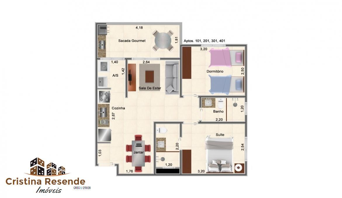 Apartamento, 2 quartos, 52 m² - Foto 15